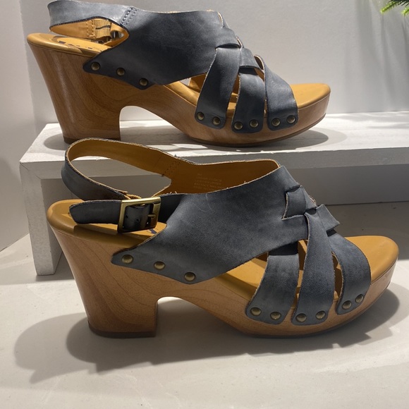 KorkEase Shoes Korks Womens Berengo Sandal Leather Wooden Sandals